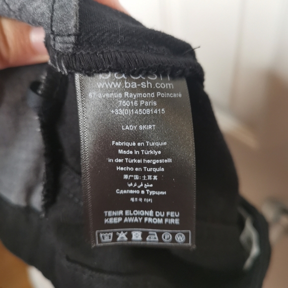 ba&sh Black Jude Denim  Skirt, Midi - Picture 9 of 13